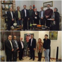 «محمد رعیت» به دیدار خانواده ی هنرمندان پیشکسوت فقید «عطاالله صفر پور» و «محمد هادی نامور راد» رفت