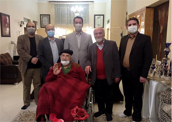 «محمد رعیت» به عیادت «یحیی دیوانی» پیشکسوت هنرهای نمایشی استان گلستان رفت