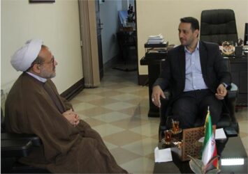 محمد رعیت میزبان مسئول دفتر نمایندگی ولی فقیه در جمعیت هلال احمر گلستان شد