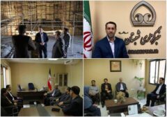 محمد رعیت و هیات همراه از مجتمع فرهنگی هنری بهارستان گرگان بازدید کرد