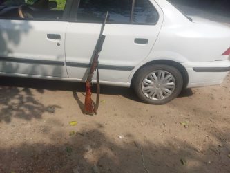 کشف وضبط یک قبضه سلاح شکاری تکلول متعلق به غیر در دوزین شهرستان مینودشت