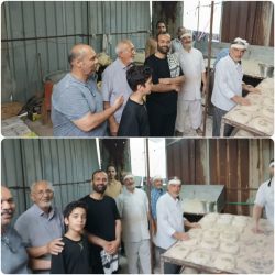 ۱۸۳۵ کیسه آرد در مواکب استان گلستان در عراق توزیع شد