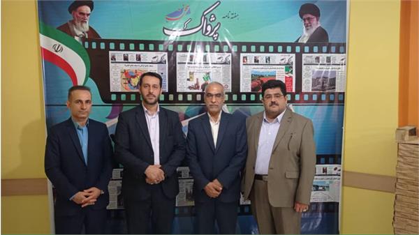 هفته‌نامه پژواک سخن میزبان مدیرکل فرهنگ و ارشاد اسلامی گلستان شد