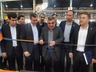 طرح توسعه کارخانه صنعت پروفیل آرش با حضور قائم مقام وزیر صنعت، معدن و تجارت به بهره برداری رسید