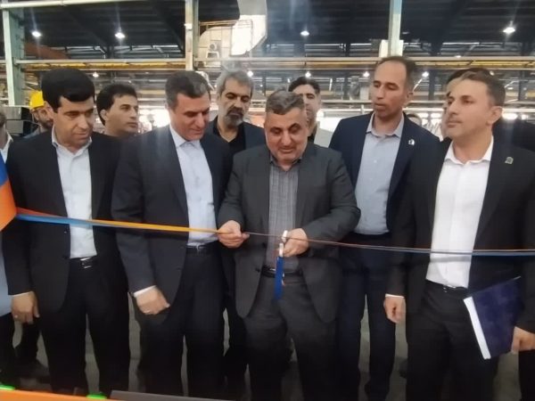طرح توسعه کارخانه صنعت پروفیل آرش با حضور قائم مقام وزیر صنعت، معدن و تجارت به بهره برداری رسید