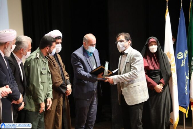 درخشش اعضای هیات علمی دانشگاه گلستان در مراسم جایزه کتاب سال استان گلستان