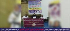 کسب دو عنوان سومی، حاصل تلاش تکواندوکاران بانوان کارگر گلستان در مسابقات قهرمانی کشور