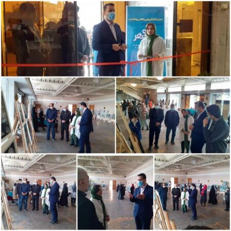 گشایش نمایشگاه آثار هنرمندان علی آبادی در تالارفخرالدین اسعد گرگانی