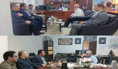 دیدار مدیر مخابرات منطقه گلستان با فرمانداران گمشیان و بندرگز